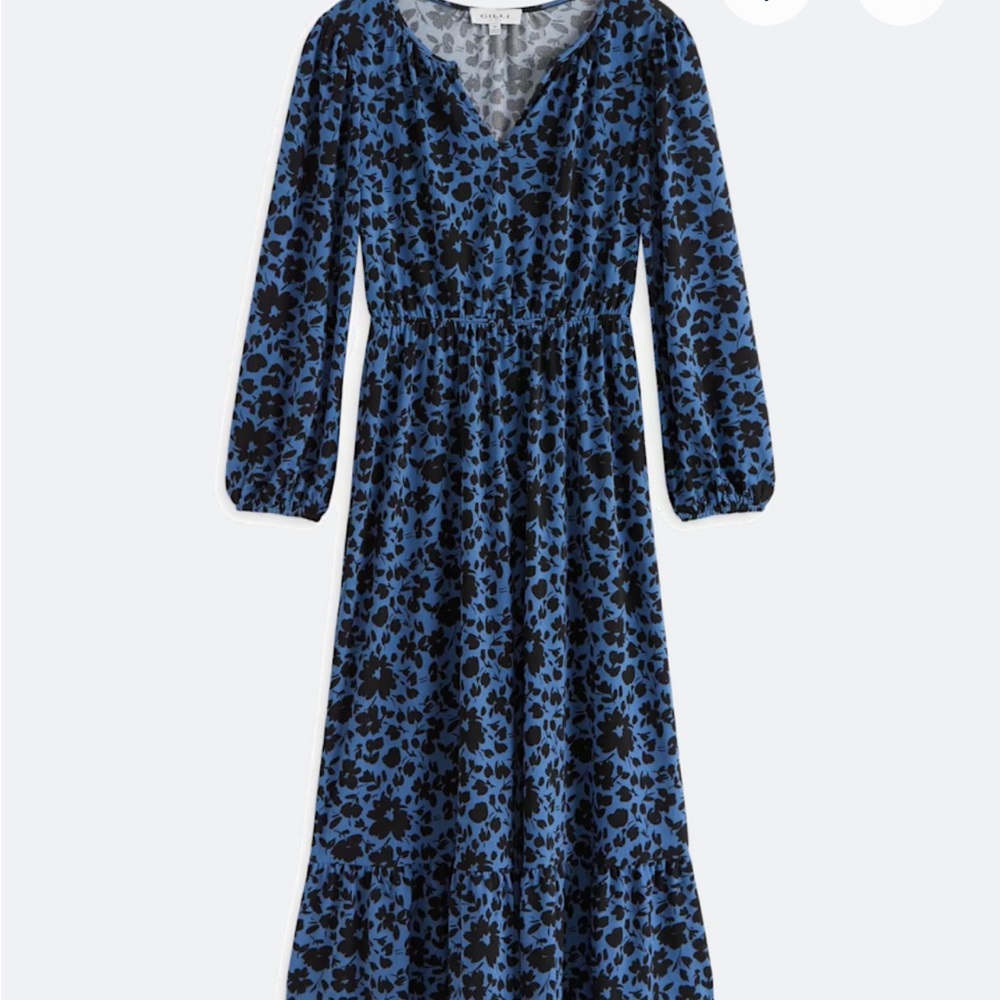 Gilli Ari smocked waist maxi dress